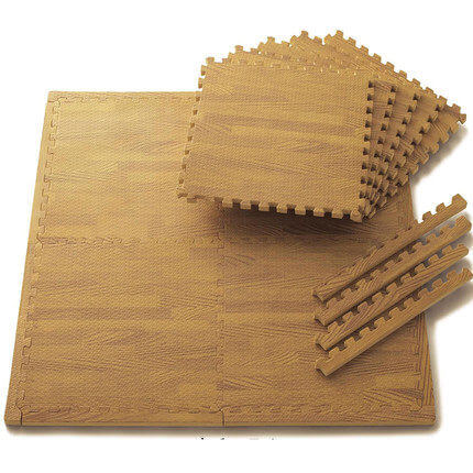 wood foam puzzle mat